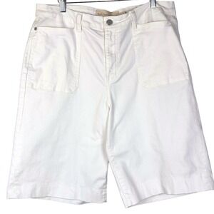 Soft Surroundings White Jean Shorts